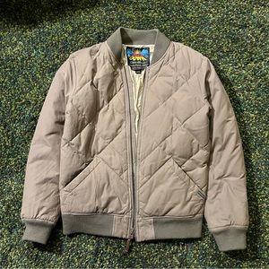 Eddie Bauer 1936 Skyliner Model Bomber Quilted Down Jacket (S)